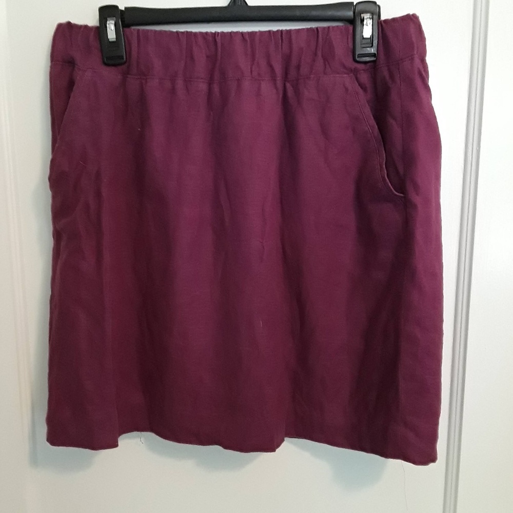 Ann Taylor Loft Linen Skirt Size M
